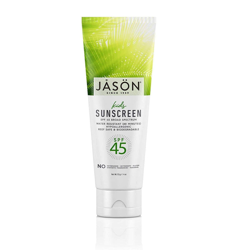 [Australia] - Jason Kids Sunscreen, Broad Spectrum SPF 45, 4 Oz (Packaging May Vary) 4 Fl Oz (Pack of 1) 