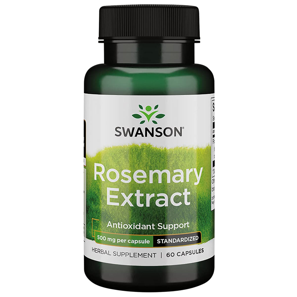 [Australia] - Swanson Rosemary Extract 500 Milligrams 60 Capsules 1 