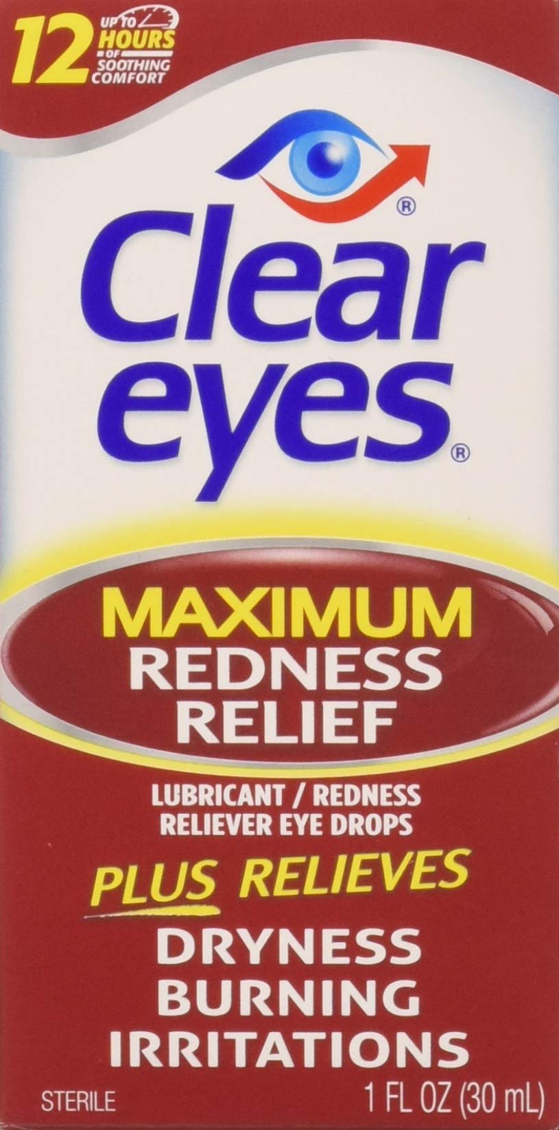 [Australia] - Clear Eyes Maximum Redness Relief Eye Drops - 1 oz 