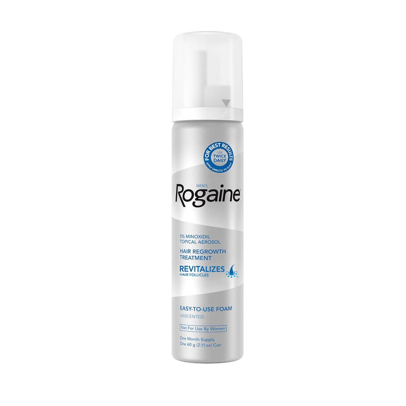 [Australia] - Men's Rogaine 5% Minoxidil Foam for Hair Loss and Hair Regrowth, Topical Treatment for Thinning Hair, 1-Month Supply Mens Rogaine Foam 1 month 