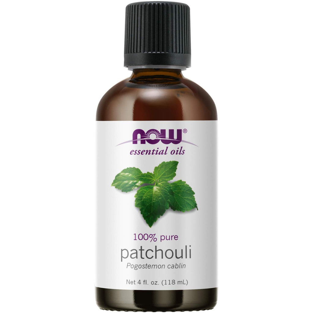 [Australia] - NOW Essential Oils, Patchouli Oil, Earthy Aromatherapy Scent, Steam Distilled, 100% Pure, Vegan, Child Resistant Cap, 4-Ounce 4 Fl Oz (Pack of 1) 