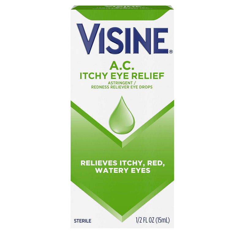 [Australia] - Visine A.C Astringent Redness Reliever Eye Drops, 0.5 Fluid Ounce 0.5 Fl Oz (Pack of 1) 