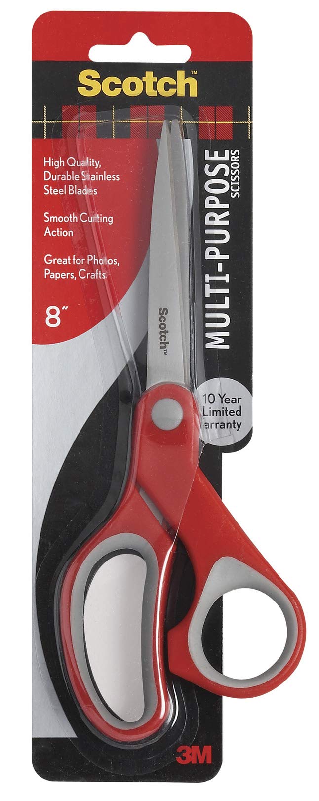 [Australia] - Scotch Multi-Purpose Stainless Steel Scissor, 8-Inches (1428) 