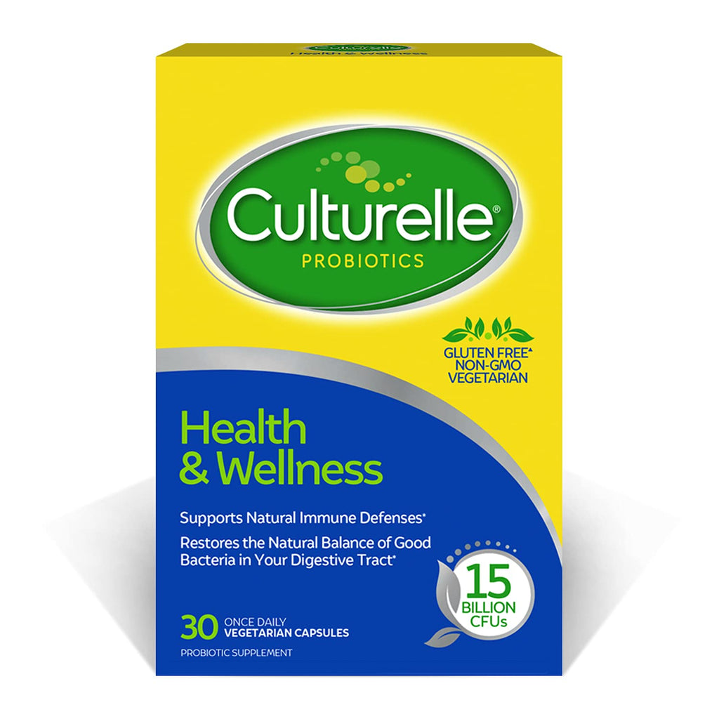 [Australia] - Culturelle Health & Wellness Daily Probiotic Supplement For Men and Women, Supports Natural Immune Defense, With a Proven Effective Probiotic, 15 Billion CFU’s, 30 Count 