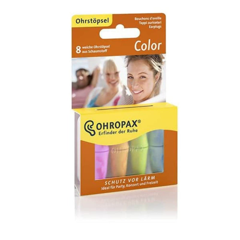 [Australia] - Ohropax Color Foam Ear Plugs (8 Ear Plugs) 