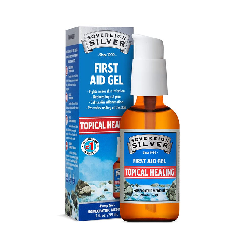 [Australia] - Sovereign Silver First Aid Gel – Topical Healing Homeopathic Medicine, 2 oz. 2 Fl Oz (Pack of 1) 