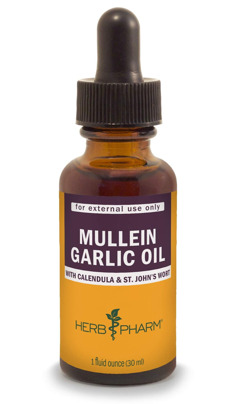 [Australia] - Herb Pharm Mullein Garlic Herbal Oil - 1 Ounce Mullein Garlic, 1 Oz 