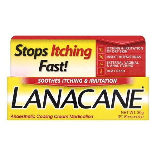 [Australia] - Lanacane Medicated Cream Tube 30g 