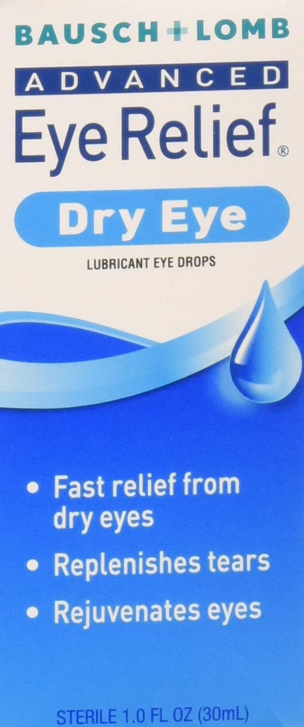 [Australia] - Bausch & Lomb Advanced Eye Relief Dry Eye Lubricant Eye Drops 1oz ( Packs of 3) 