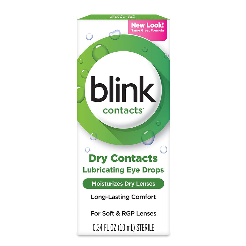 [Australia] - Blink Contacts Lubricant Eye Drops, 10 ml (Pack of 3) 