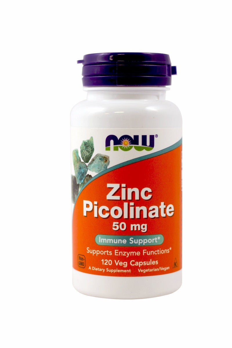 [Australia] - NOW Foods Zinc Picolinate 50mg,120 Capsules (Pack of 2) 