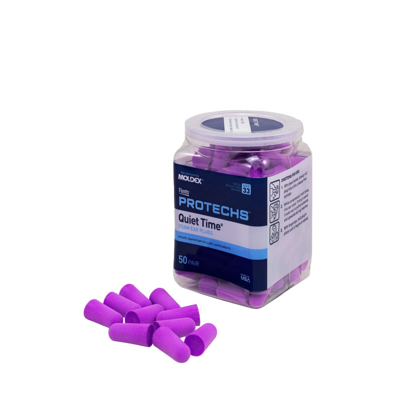 [Australia] - Flents Ear Plugs, 50 Pair, Ear Plugs for Sleeping, Snoring, Loud Noise, Traveling, Concerts, Construction, & Studying, NRR 33 50 Pair (Pack of 1) 