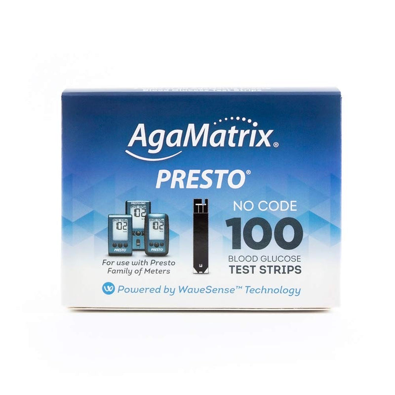 [Australia] - AgaMatrix Presto Test Strips, 100 Count Box 