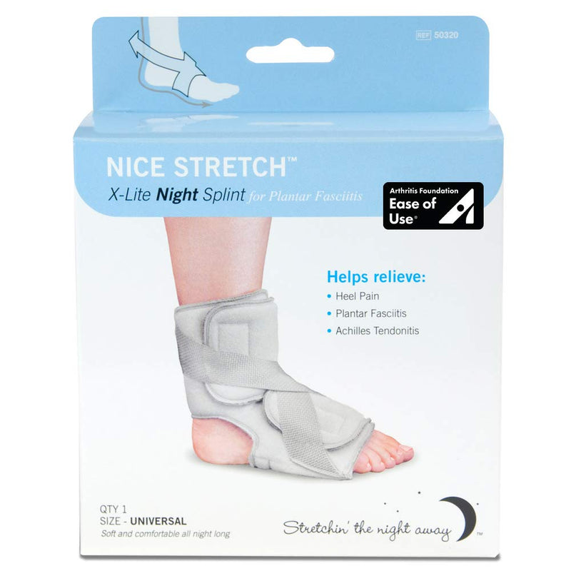 [Australia] - Nice Stretch® X-Lite Plantar Fasciitis Night Splint – Universal Size Dorsal Night Splint - Made in USA 