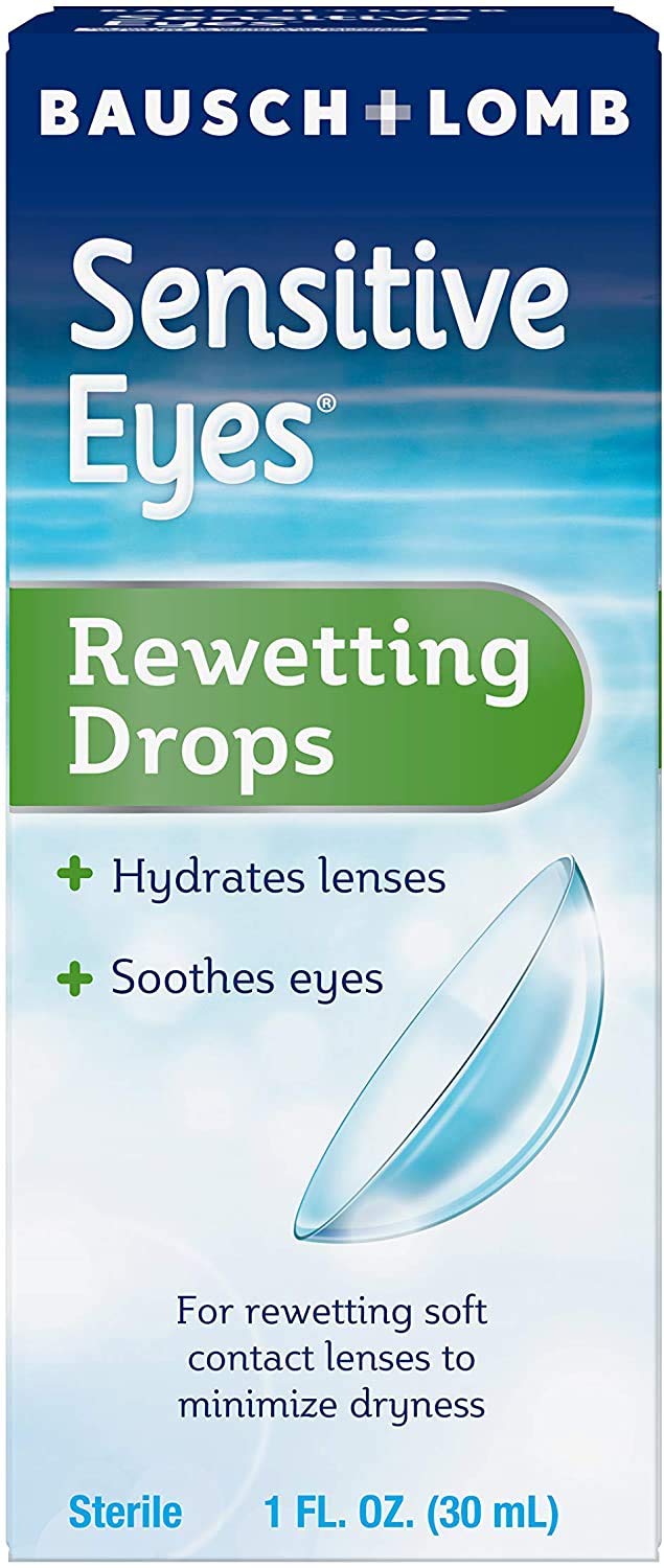 [Australia] - Bausch & Lomb Sensitive Eyes Rewetting Drops, 1-Ounce Bottles (Pack of 3) 