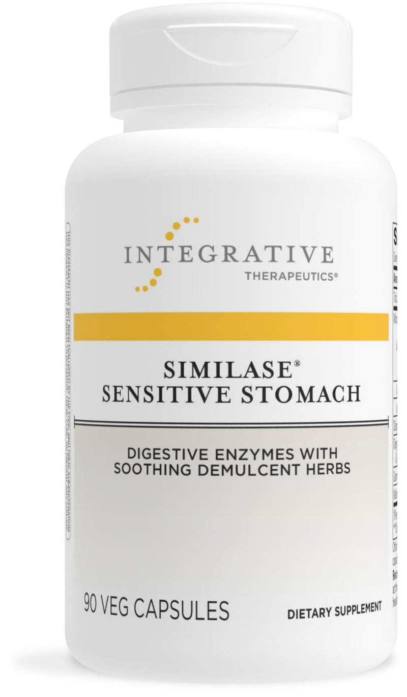 [Australia] - Integrative Therapeutics Similase Sensitive Stomach - Digestive Enzymes with Soothing Herbs* - with Marshmallow, Slippery Elm, & Licorice Root - Gluten & Dairy Free - 90 Vegetable Capsules 