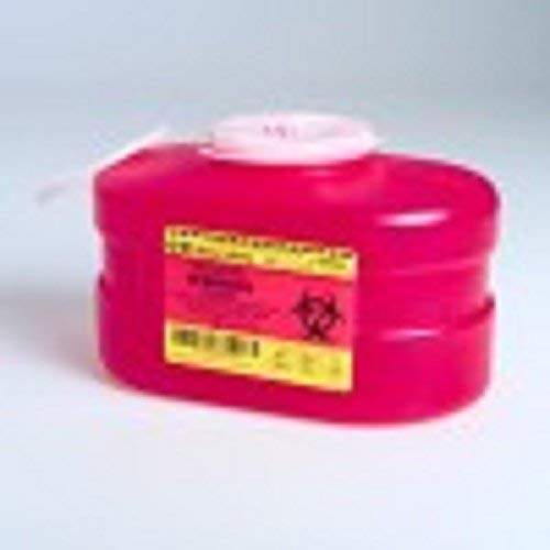 [Australia] - B-D Multi-Use One-Piece Sharps Containers - Regular Funnel Vented Cap, 3.3 Quart 