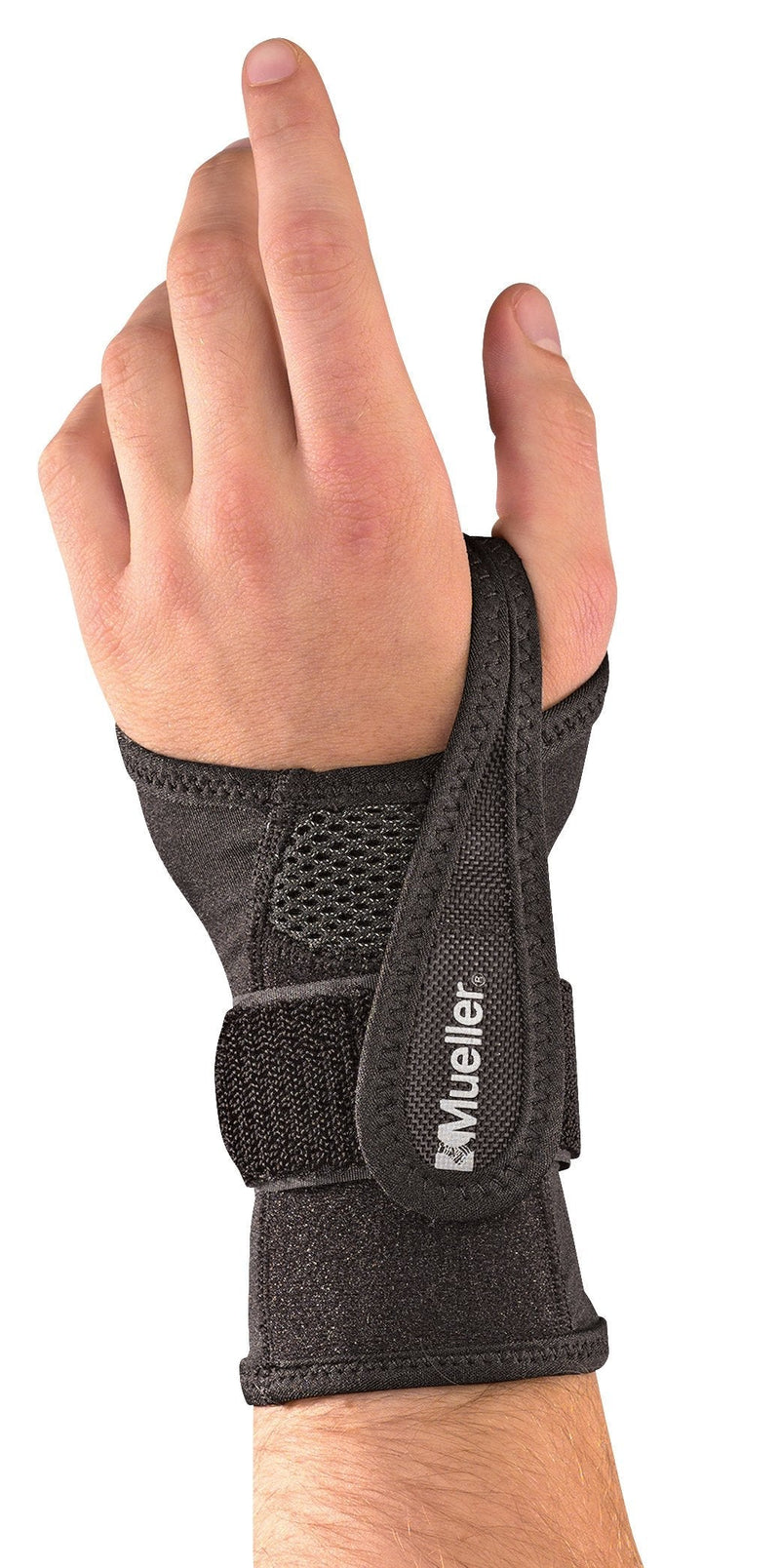 [Australia] - Mueller Sports Medicine Adjustable Wrist Brace, Black, Small/Medium Small/Medium (Pack of 1) 