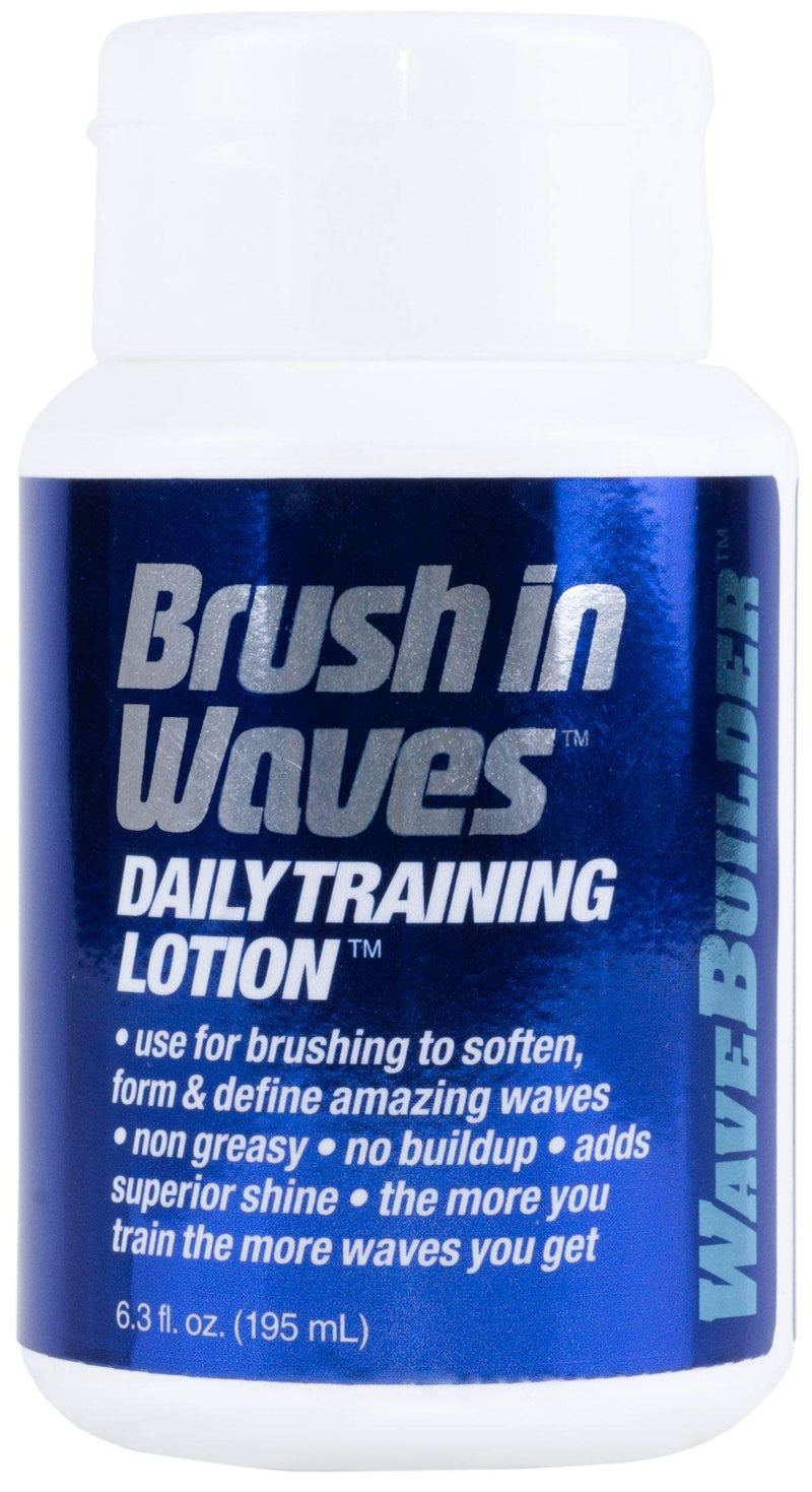 [Australia] - WaveBuilder Brush In Waves Daily Training Lotion | Non Greasy Formula Forms and Defines Hair Waves, 6.3 Oz 