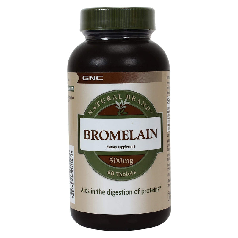 [Australia] - GNC Natural Brand Bromelain 500mg,60 Servings 