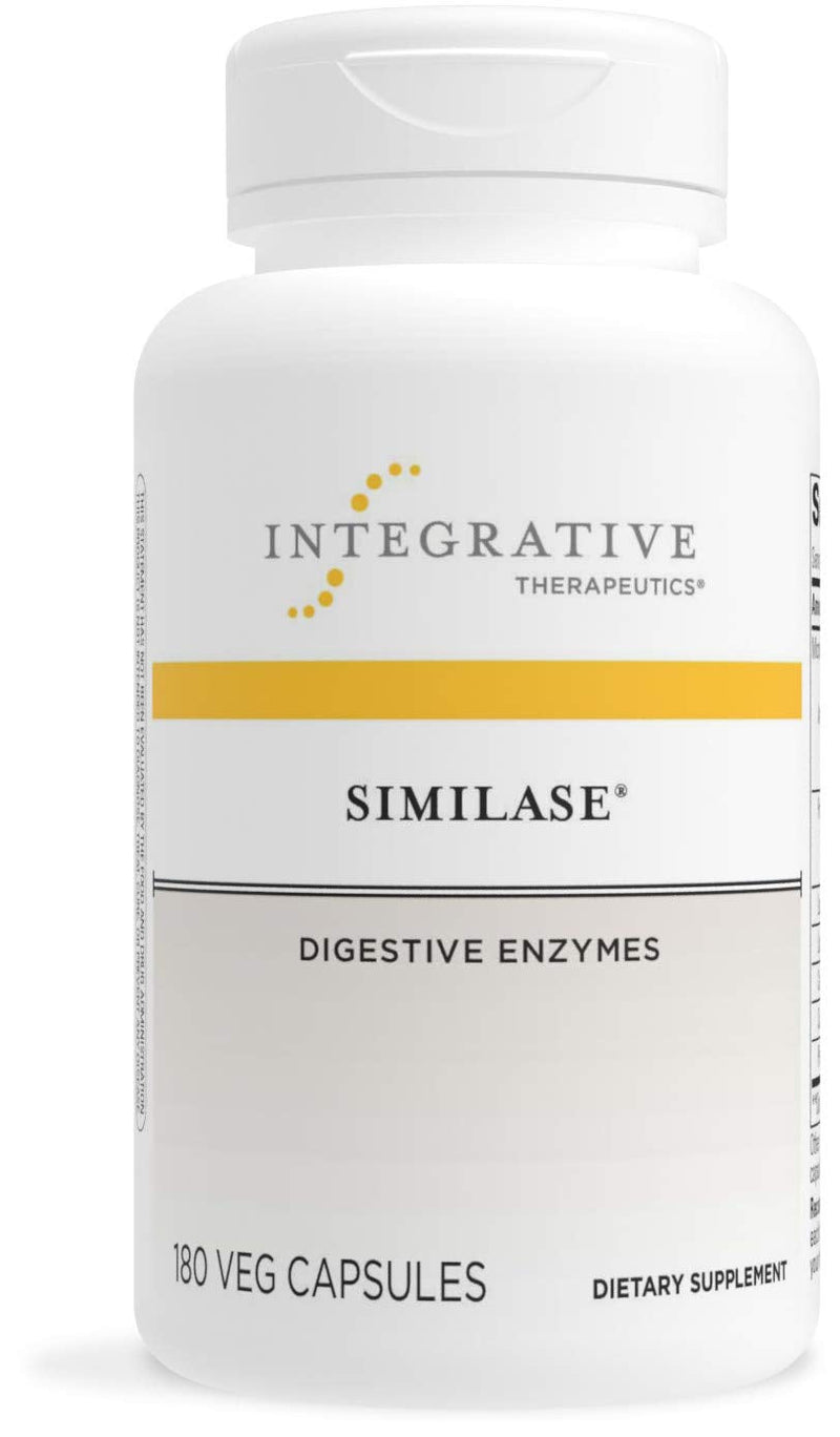[Australia] - Integrative Therapeutics Similase - Physician Developed Digestive Enzymes - Supplement for Women and Men - Dairy Free - Vegan - 180 Capsules 180 Count (Pack of 1) 