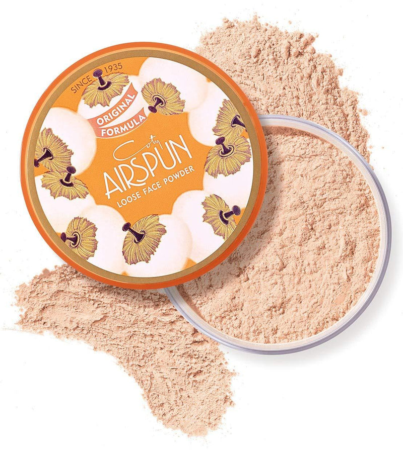 [Australia] - Coty Airspun Loose Face Powder 2.3 Ounce Honey Beige Light Peach Tone Loose Face Powder, for Setting or Foundation, Lightweight, Long Lasting, Pack of 1 2.3 Ounce (Pack of 1) 