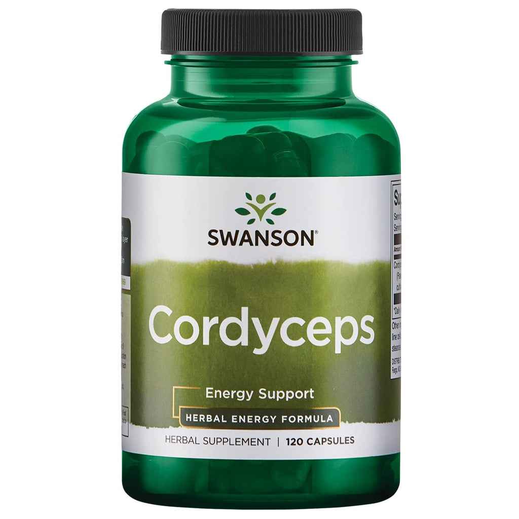 [Australia] - Swanson Cordyceps 600 Milligrams 120 Capsules 