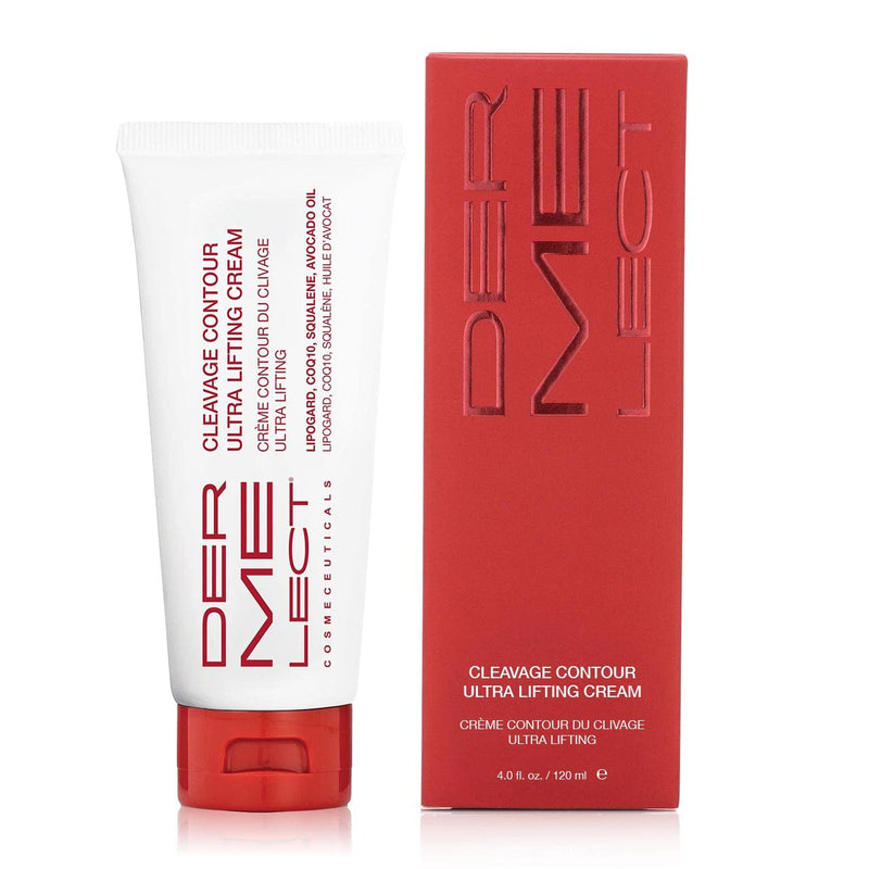 [Australia] - Dermelect Cleavage Contour Ultra Lifting Cream for Décolleté Anti Aging Cream with Squalene Jojoba Avocado Oil CoQ10 Hydrating Smoothing for Wrinkles Crepey Skin Sagging Bust Loss of Elasticity 4 oz 