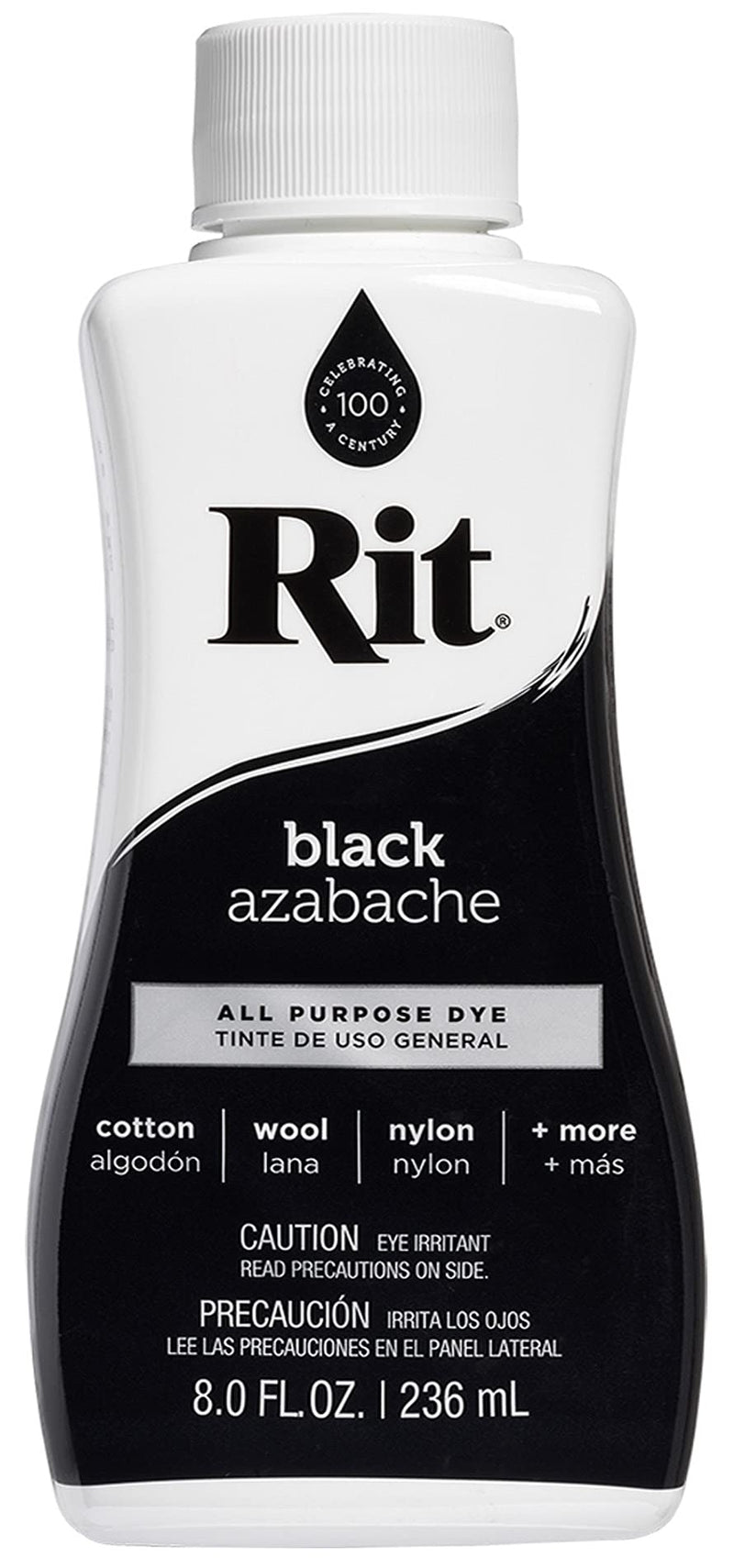 [Australia] - Rit Dye 88150 All Purpose Liquid Dye, Black, 8 Fl Oz 1 