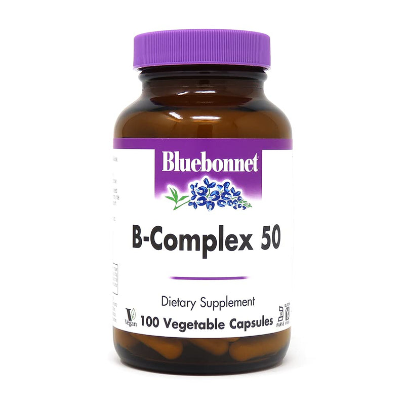 [Australia] - Bluebonnet Nutrition B Complex 50 Vegetable Capsules, 100 Count 