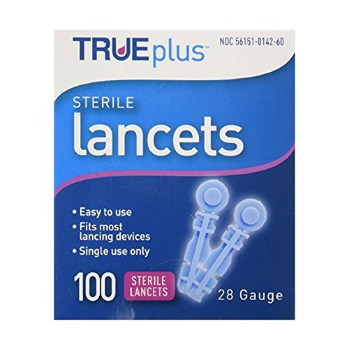 [Australia] - Trueplus Sterile Lancets, 28 Gauge, 100 Each 
