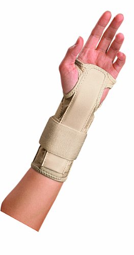 [Australia] - Mueller Wrist Stabilizer, Small/Medium, Beige, 1-Count Package Small/Medium (Pack of 1) 