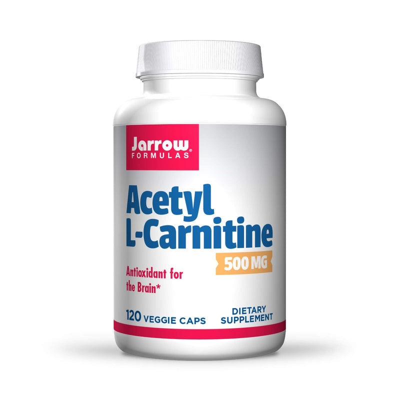 [Australia] - Jarrow Formulas Acetyl L-Carnitine 500 mg - 120 Veggie Caps - Antioxidant Protection for the Brain - Supports Energy Production & Metabolism - Heart & Cardiovascular Health - Up to 120 Servings 120 Count (Pack of 1) 