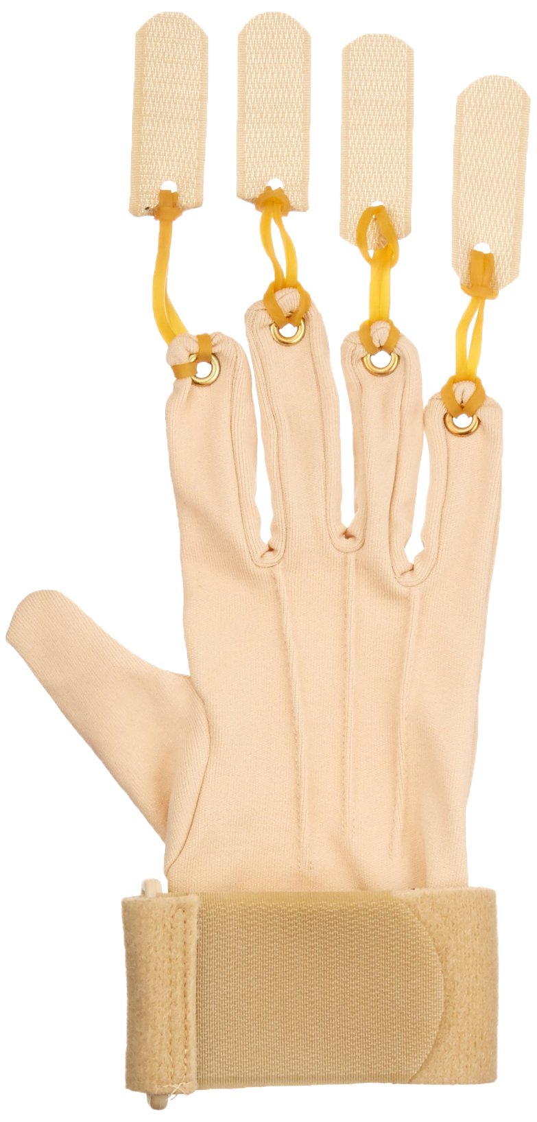 [Australia] - Sammons Preston Deluxe Traction Glove, Right Handed Exercise Glove, Rehabilitation & Physical Therapy Gloves for Flexion of Joints & Fingers, Hand Exerciser for Increasing Strength, Small/Medium 