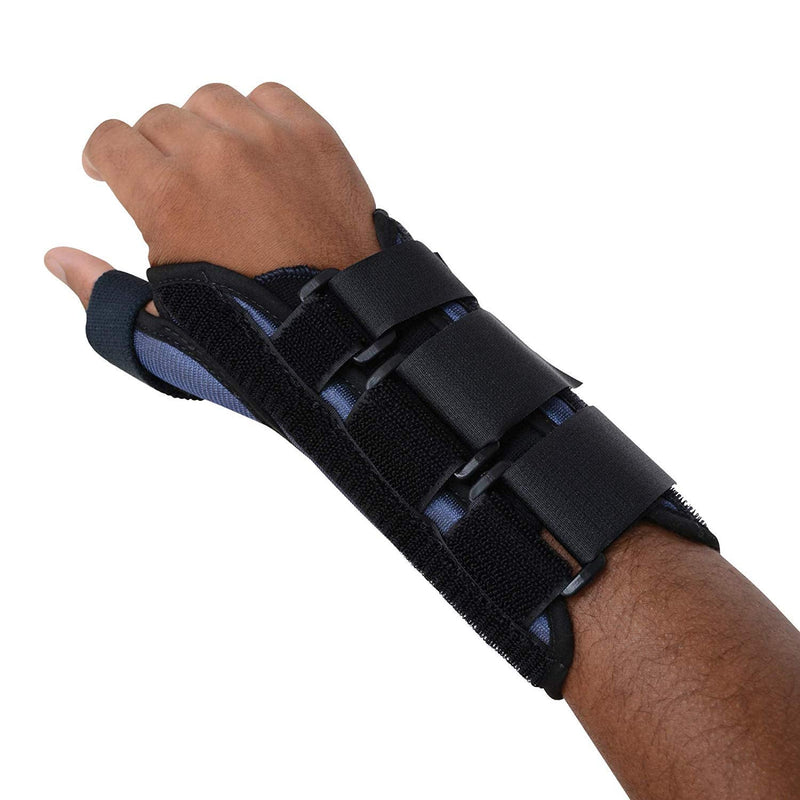 [Australia] - Sammons Preston - 78014 Thumb Spica Wrist Brace, Thumb Splint, Wrist Splint for Wrist Support, Wrist Brace, Thumb Brace for CMC & MC Joints, Wrist Spica, Thumb Spica, Thumb Support, Left Hand, Small 