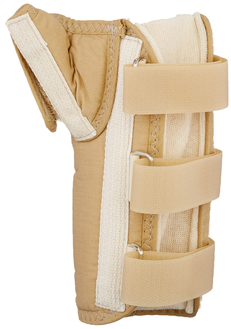 [Australia] - Rolyan-75911 D-Ring Wrist and Thumb Spica Splint, Wrist Brace for Carpal Tunnel, Wrist Brace for Tendonitis, Thumb Stabilizer, Wrist Splint, Thumb Spica Splint, Thumb Brace, Wrist Spica, Right Hand, Medium 