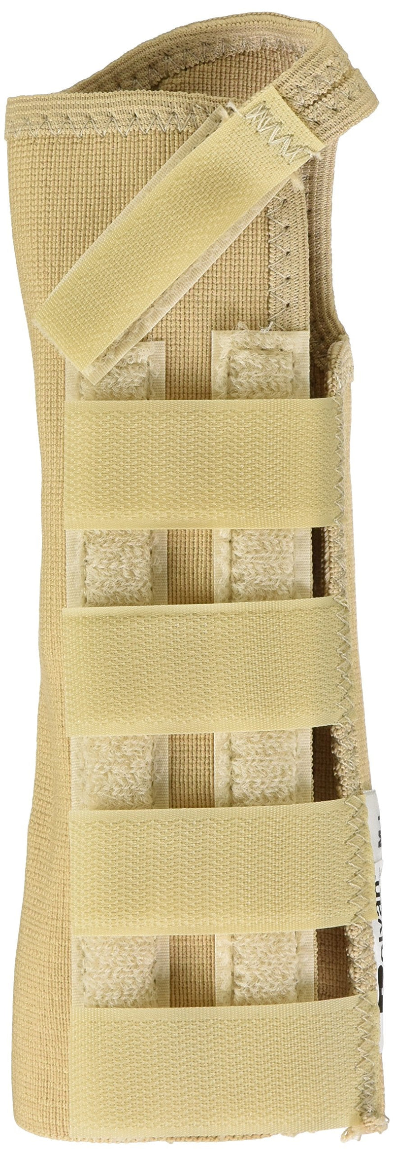 [Australia] - Rolyan - 84137 AlignRite Wrist Support Without Strap, Long Length, Left, Medium, Comfortable Stabilization & Support Brace, Ergonomic Thumb Opening for Full Finger Range of Motion, Breathable & Comfy 