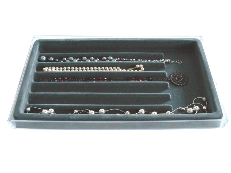 [Australia] - Necklace and Bracelet Jewelry Organizer with Velvet Tray, US Patented 
