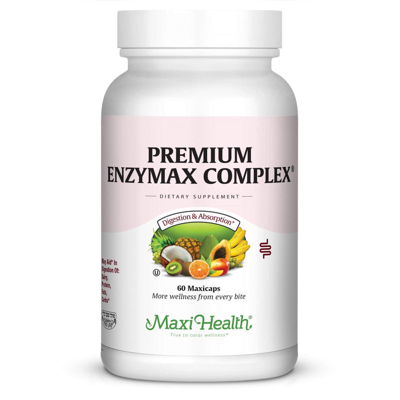 [Australia] - Maxi Health PremiumComplex Digestive Enzymes Aids Dairy & Fats, 60 Count 