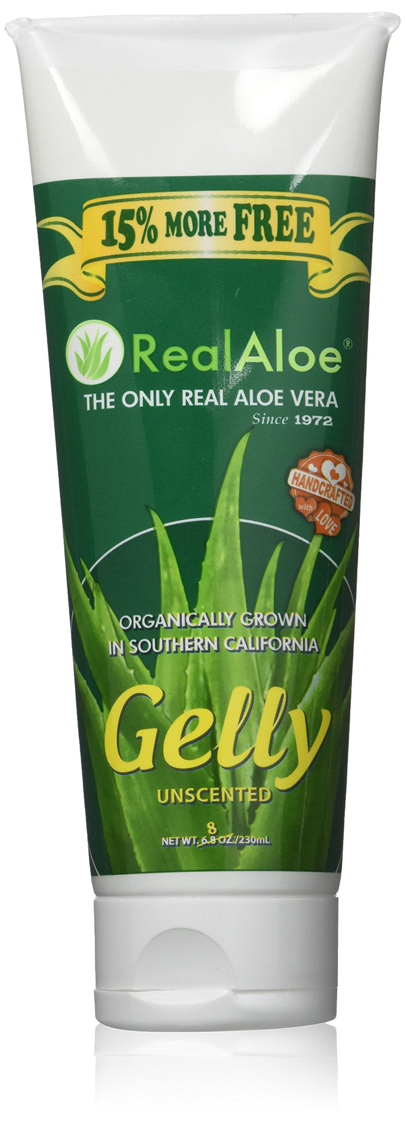 [Australia] - Real Aloe Aloe Vera Gelly - Unscented 8 oz (230 ml) Gel 