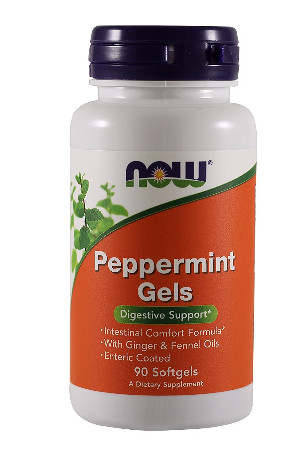 [Australia] - Now Foods Peppermint Gels - 90 softgels (Pack of 3) 