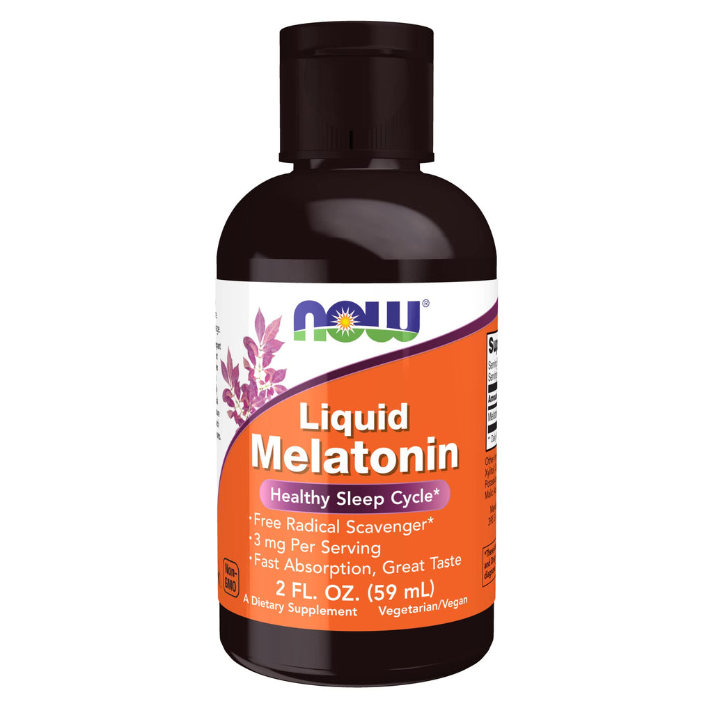 [Australia] - NOW Supplements, Liquid Melatonin, 3 mg Per Serving, Fast Absorbtion and Great Taste, 2-Ounces 