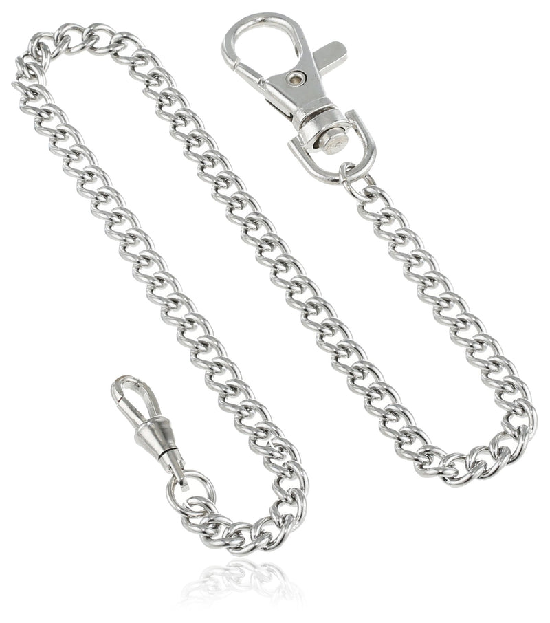 [Australia] - Charles-Hubert, Paris 3548-W Stainless Steel Pocket Watch Chain 