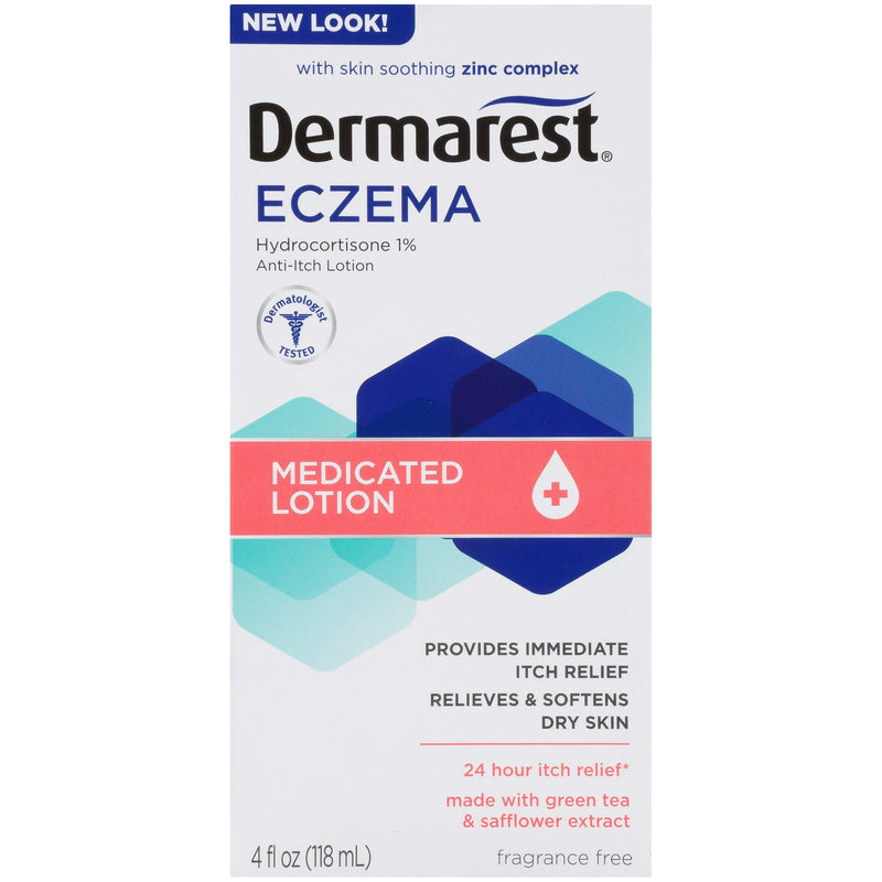 [Australia] - Dermarest Eczema Medicated Lotion, 4oz, Pack of 1 4 Fl Oz (Pack of 1) 