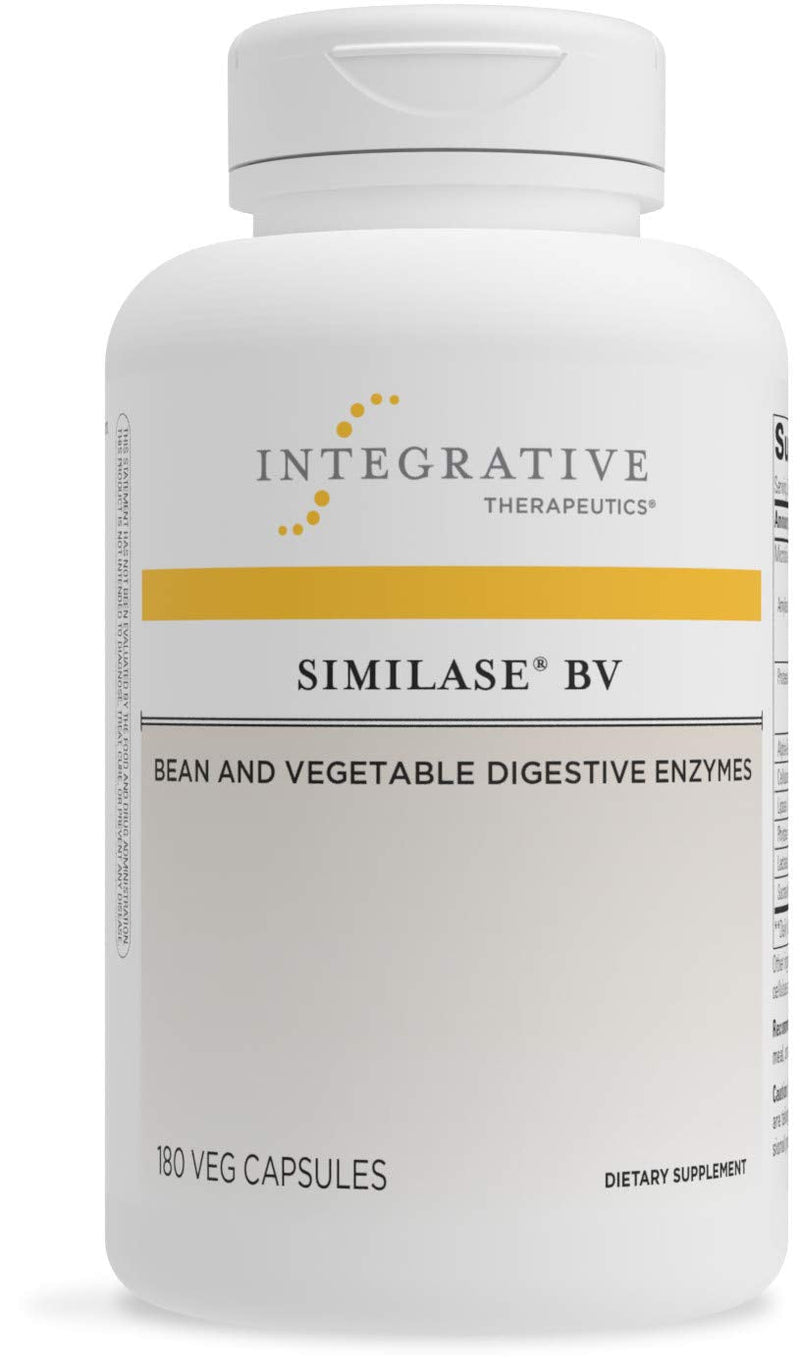 [Australia] - Integrative Therapeutics Similase BV - Physician Developed Digestive Enzymes for Digestion of Beans and Vegetables* - Includes Alpha-Galactosidase - Dairy Free - 180 Vegetable Capsules 