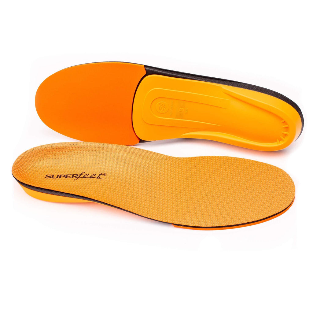 [Australia] - Superfeet ORANGE Insoles, High Arch Support and Forefoot Cushion, Orthotic Shoe Inserts for Anti-fatigue, Unisex, Orange 5.5-7 Men / 6.5-8 Women 