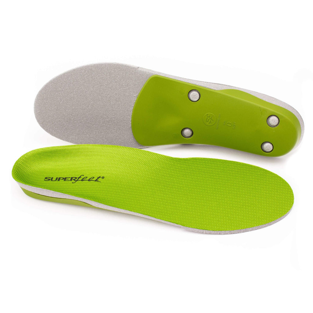 [Australia] - Superfeet GREEN Professional-Grade High Arch Support Orthotic Shoe Inserts for Maximum Support Insole, Green, 7.5-9 Men / 8.5-10 Women 