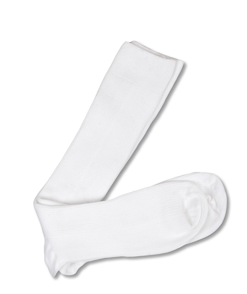 [Australia] - Prestige Medical Nurse Compression Socks, White , 12 Inch 