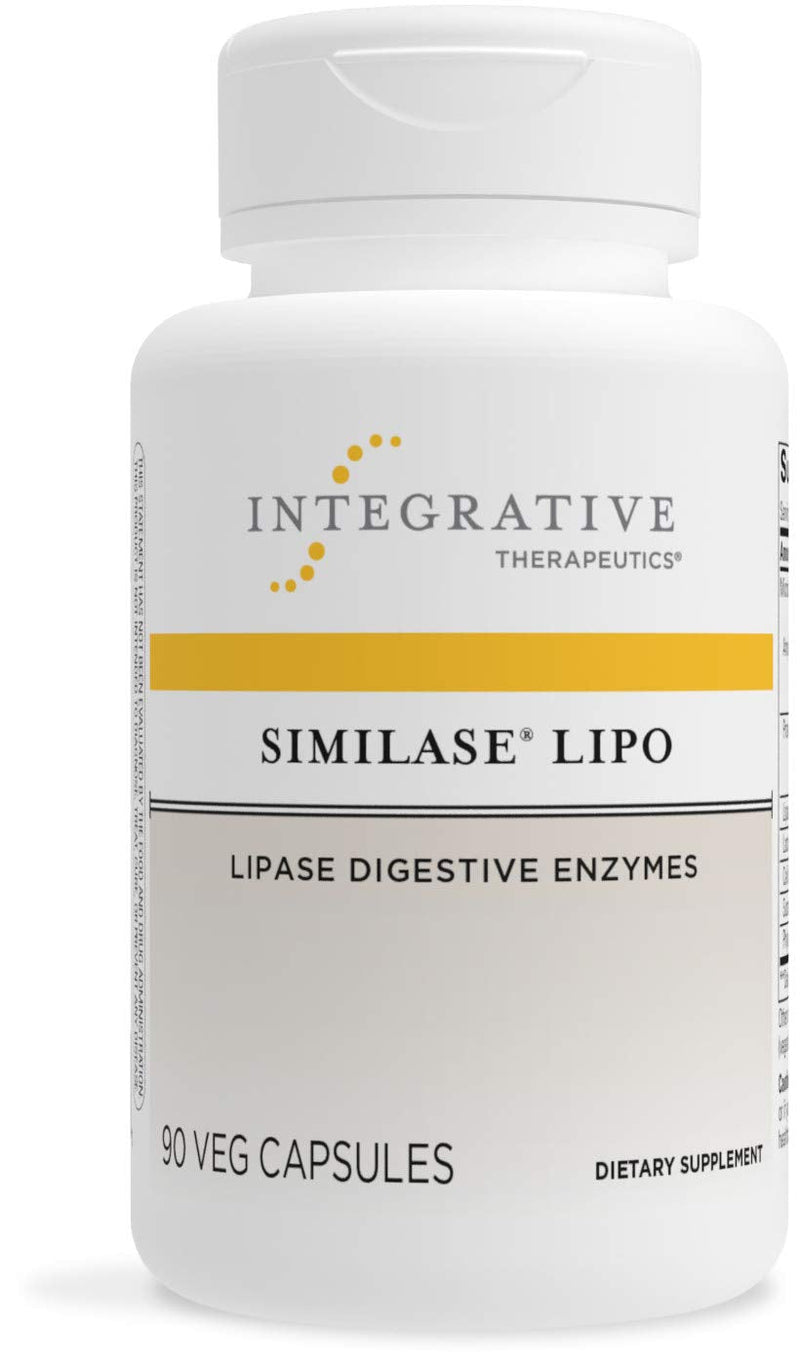 [Australia] - Integrative Therapeutics Similase Lipo - Physician Developed Lipase Digestive Enzymes - Supplement to Support Fat Digestion* - Dairy Free - Vegan - 90 Vegetable Capsules Standard Packaging 