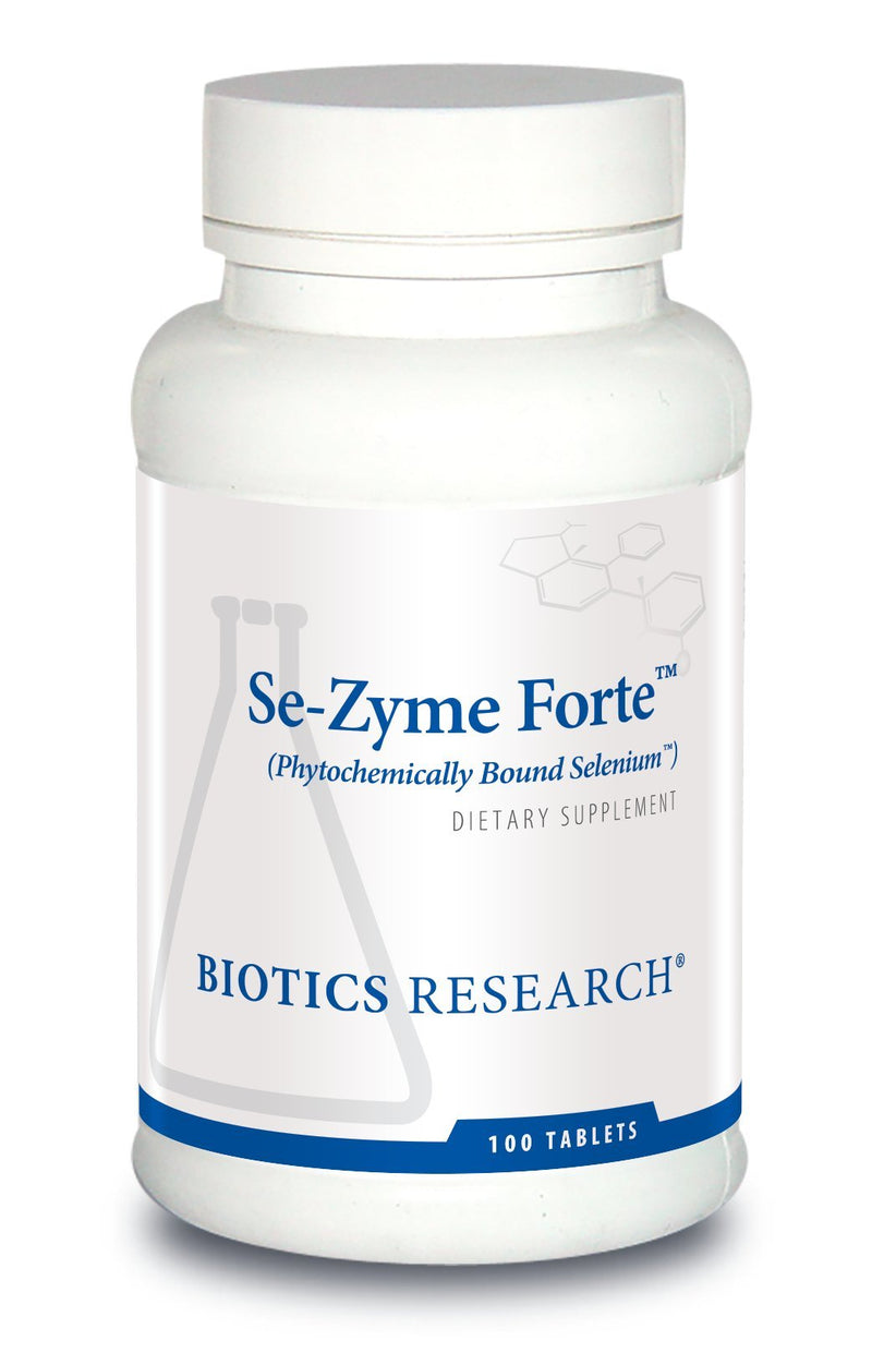 [Australia] - Biotics Research Se-Zyme Forte™– Whole Food Selenium Source, Reproduction, Thyroid Gland Function, DNA Production, Cognitive Health, Potent Antioxidant. 100 Tabs 
